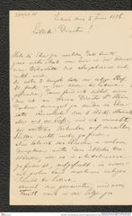 Nachlass Franz Steindachner, Brief von Gregor Bucchich an Franz Steindachner (05.06.1886), Inv.Nr. 62.08, Seite 1